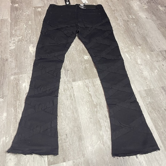 Waimea Wax Coated‎ Stacked Cargo Jeans- Size 36